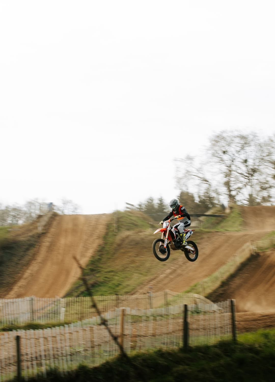 Saut de motocross